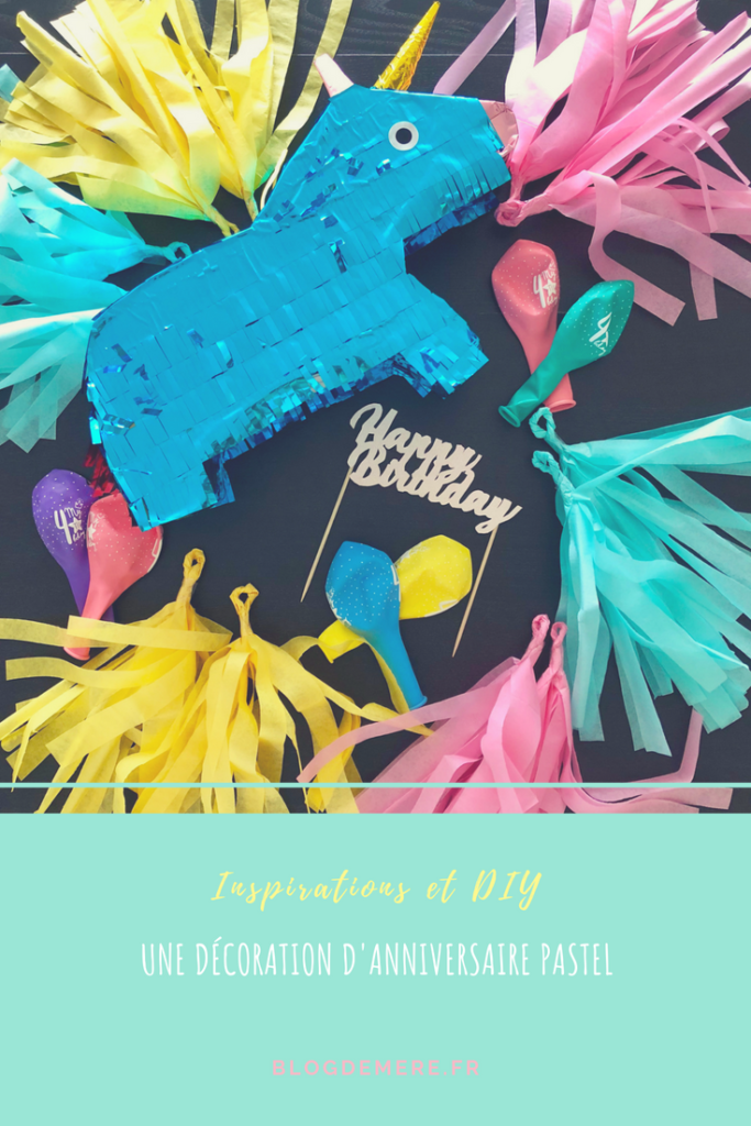 déco d'anniversaire pastel : DIY et planning à J-8 !