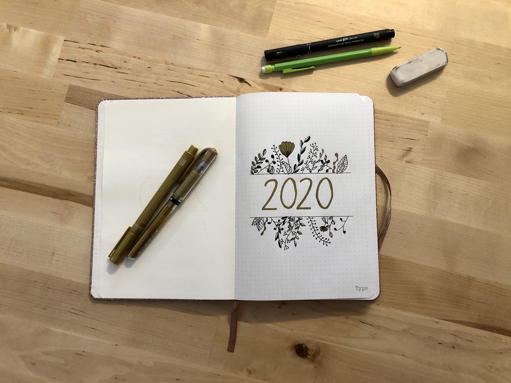 bullet journal 2020