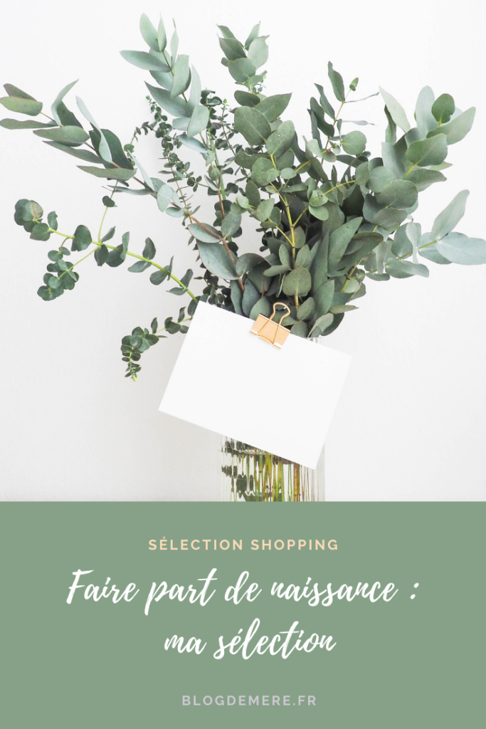 faire part naissance tendance