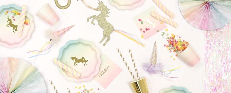 15 Bougies d'anniversaire Licorne pastel - Vegaooparty