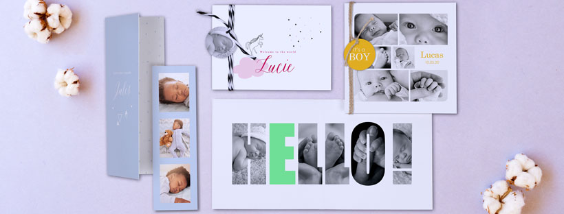 faire part de naissance planet cards