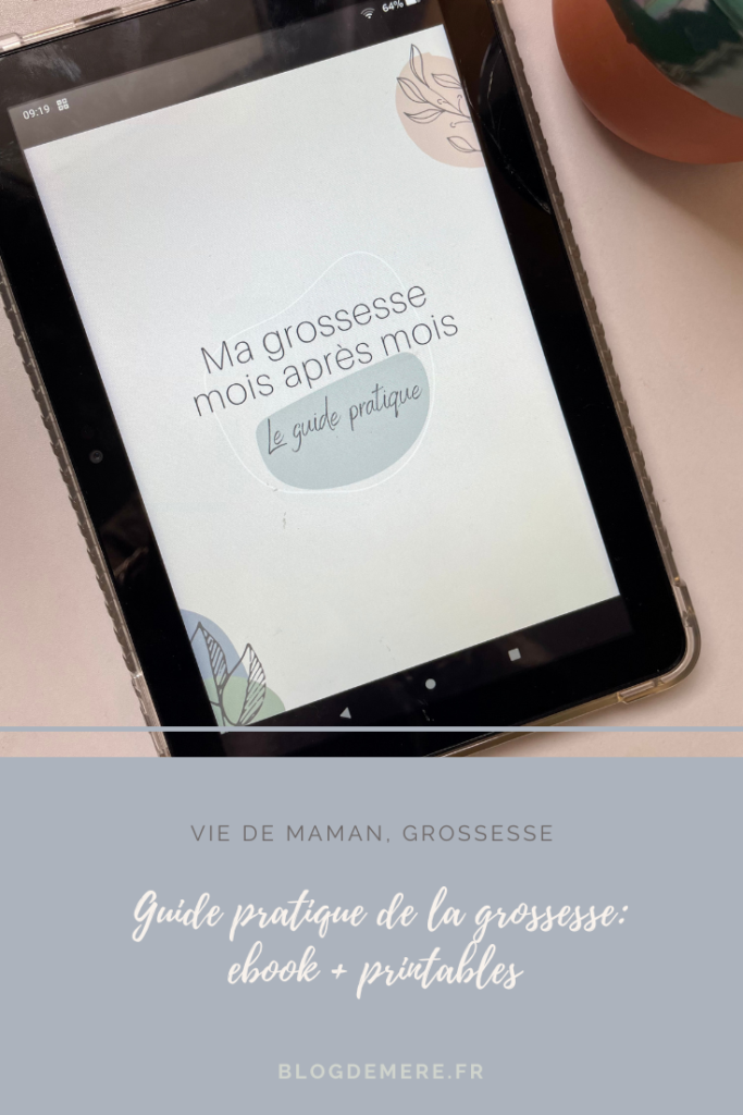 Mon guide grossesse mois par mois conseils & printables
